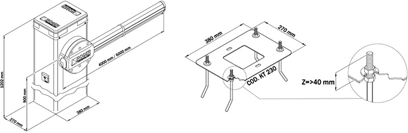 agilik bariera automata roger 2